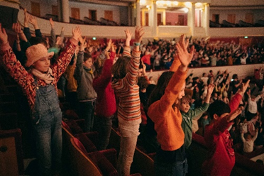 Enfants participant à un événement Bozar